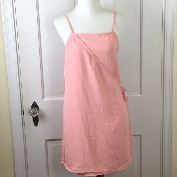 bp Dresses & Skirts - Nordstrom BP. Sleeveless Pink Wrap Mini Dress XS NWOT